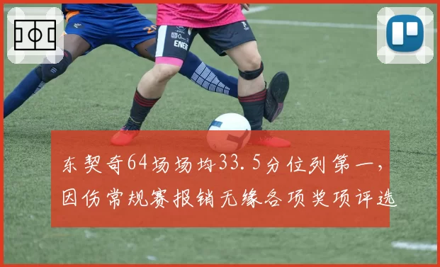 东契奇64场场均33.5分位列第一，因伤常规赛报销无缘各项奖项评选